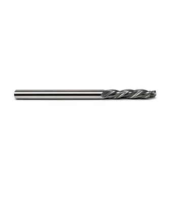 Broca escariadora de metal duro para composites aeronáuticos, mecanizado de fibra de carbono y aluminio en una sola operación