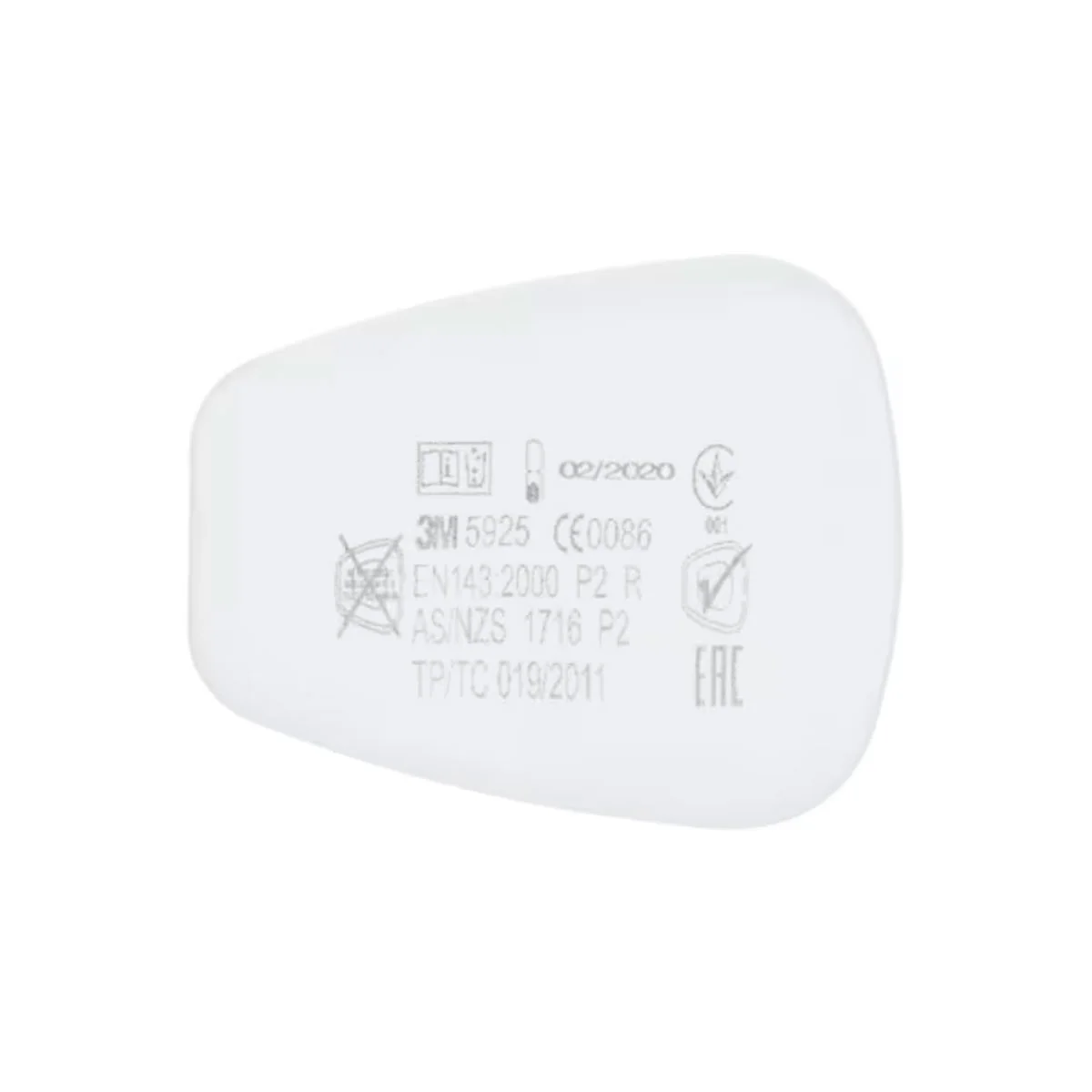 Filtros de partículas 3M 5925 P2 R, referencia 7000037674, para protección respiratoria