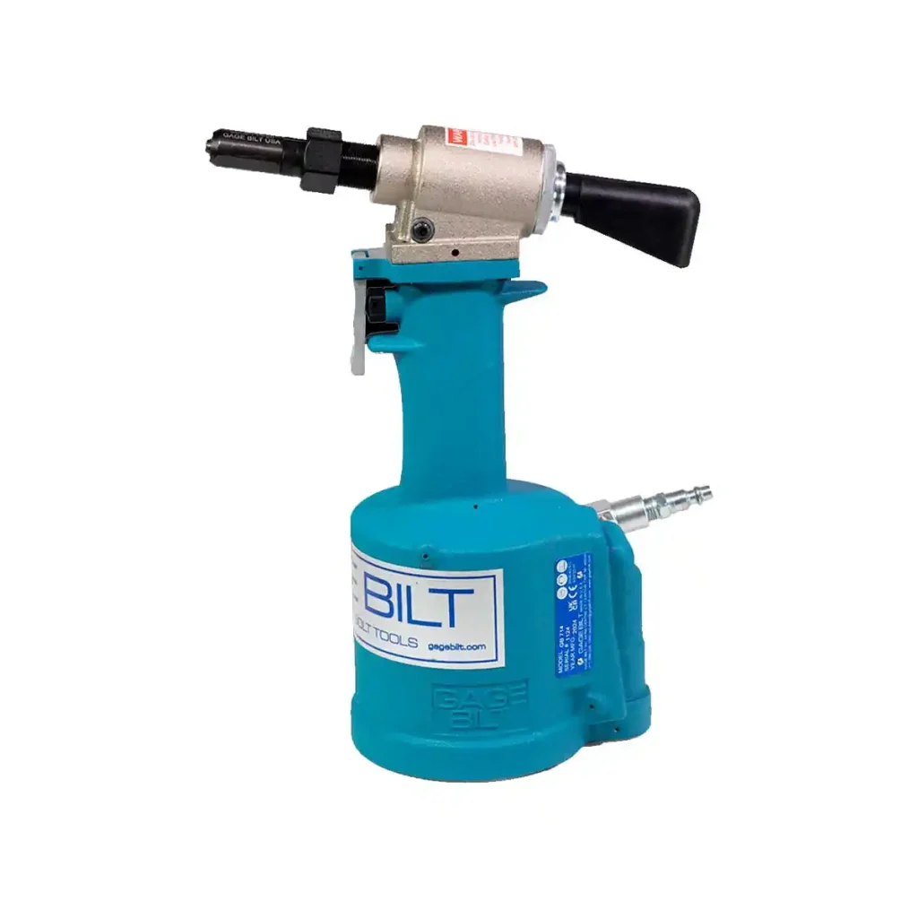Remachadora neumática Gage Bilt GB714 para blind bolts, remaches ciegos y lockbolts