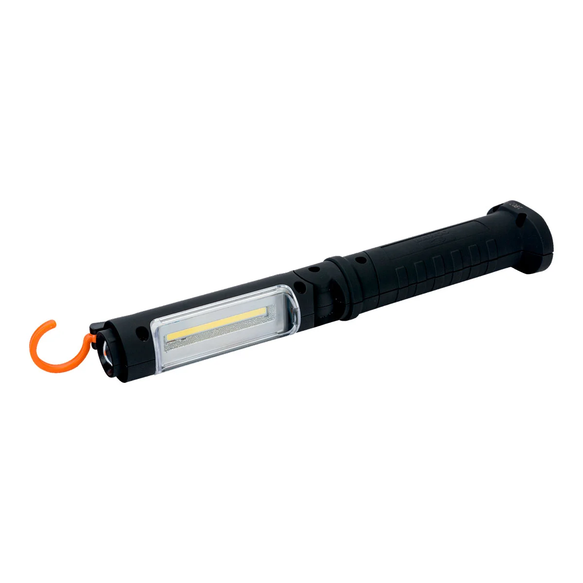 Linterna flexible Bahco BLTFC1 con luz LED COB de 180 lm, cabezal articulado e imán en la base