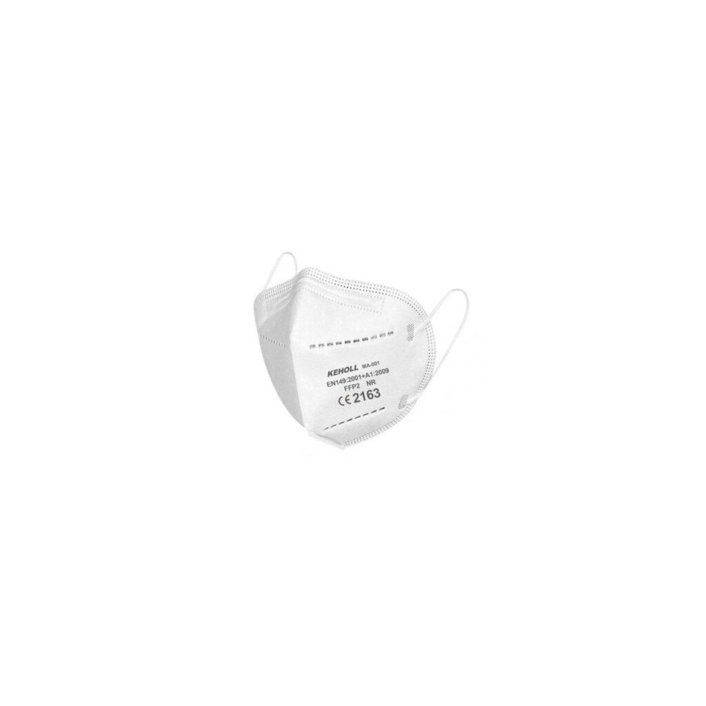 mascarilla keholl ma-001 ffp2 blanca para una protección eficaz