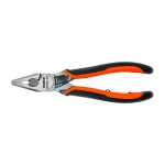 Alicate universal BAHCO 2628 GC ERGO con muelle de retorno y mangos bimateriales