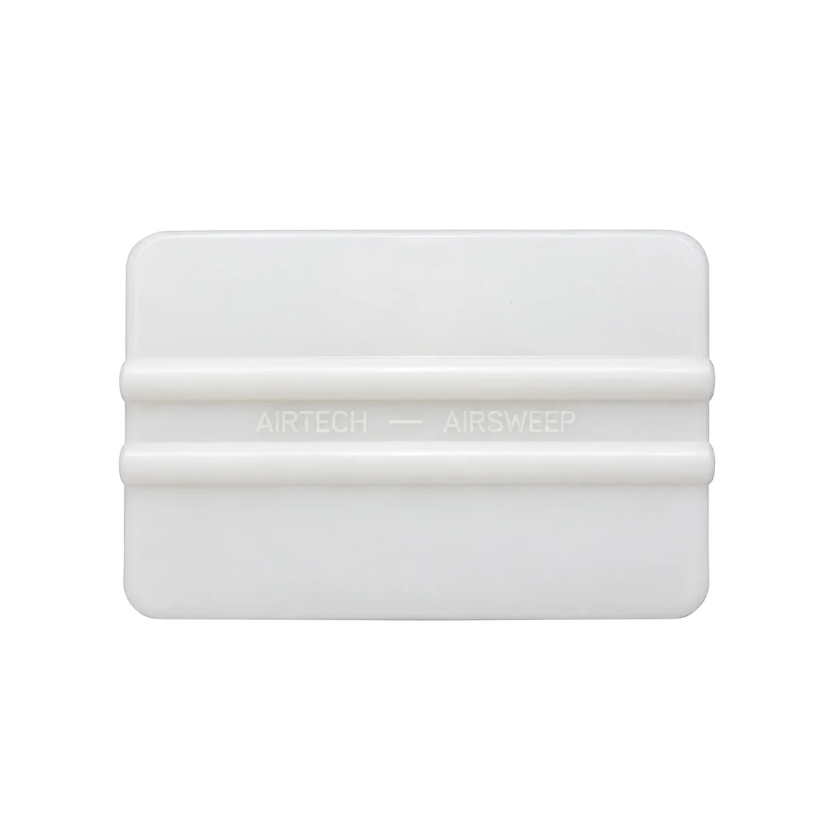 Espátula AIRSWEEP AIRTECH de HDPE blanco para compactar prepregs, eliminar aire atrapado y alisar laminados de materiales compuestos.
