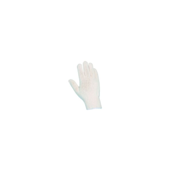 guante de algodon sin costuras blanco ideal para temperaturas moderadas