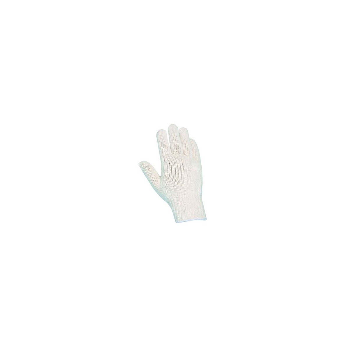 guante de algodon sin costuras blanco ideal para temperaturas moderadas