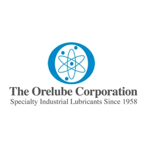 Logo de Orelube Corporation, fabricante de aceites lubricantes y grasas industriales especializadas para aplicaciones industriales y aeroespaciales.