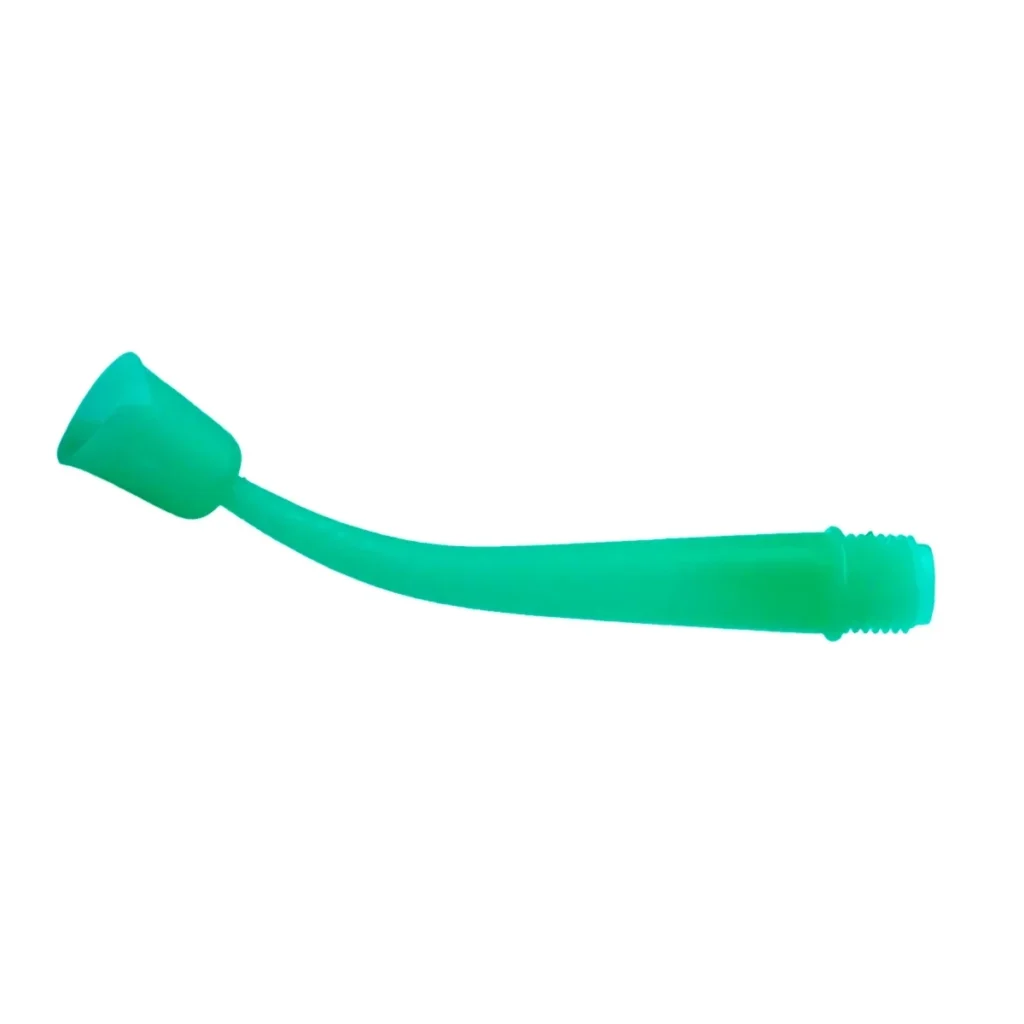 Jurblami 1006-V-B boquilla encapsuladora verde doblada 30° para sellante tipo A