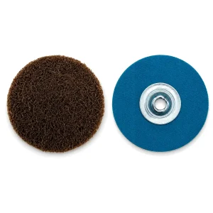 Disco de vellón ABRAINDU QCD 50 mm grano medio con soporte metálico de rosca hembra Quick Change