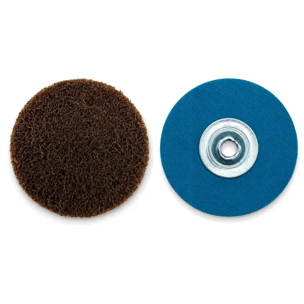 Disco de vellón ABRAINDU QCD 50 mm grano medio con soporte metálico de rosca hembra Quick Change