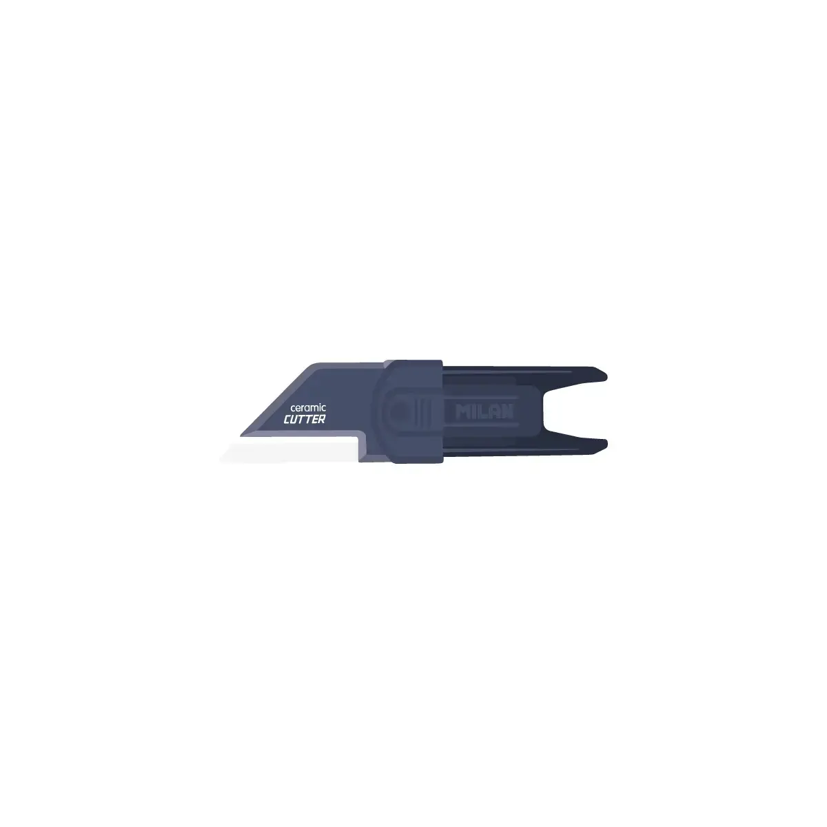 Cuchilla cerámica Milan 430 BWM10352B de recambio para cúter de seguridad profesional