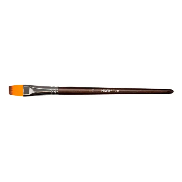 Pincel Sintético Plano MILAN 321