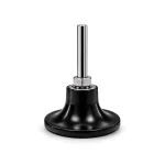 Porta disco ABRAINDU QCD 50 mm con soporte de goma y rosca hembra para discos de cambio rápido