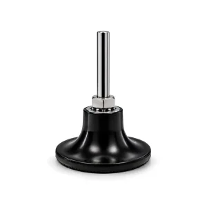 Porta disco ABRAINDU QCD 50 mm con soporte de goma y rosca hembra para discos de cambio rápido