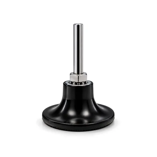 Porta disco ABRAINDU QCD 50 mm con soporte de goma y rosca macho para discos de cambio rápido