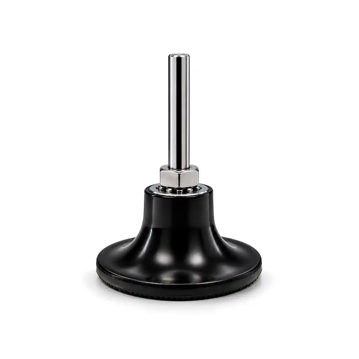 Porta disco ABRAINDU QCD 50 mm con soporte de goma y rosca macho para discos de cambio rápido