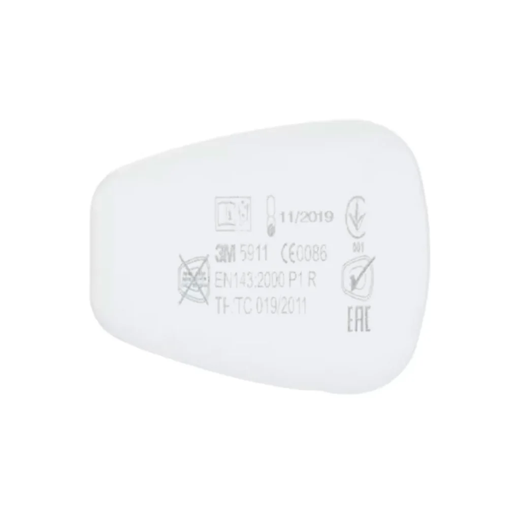 Filtros de partículas 3M 5911 P1 R, referencia 7000037673, para protección respiratoria