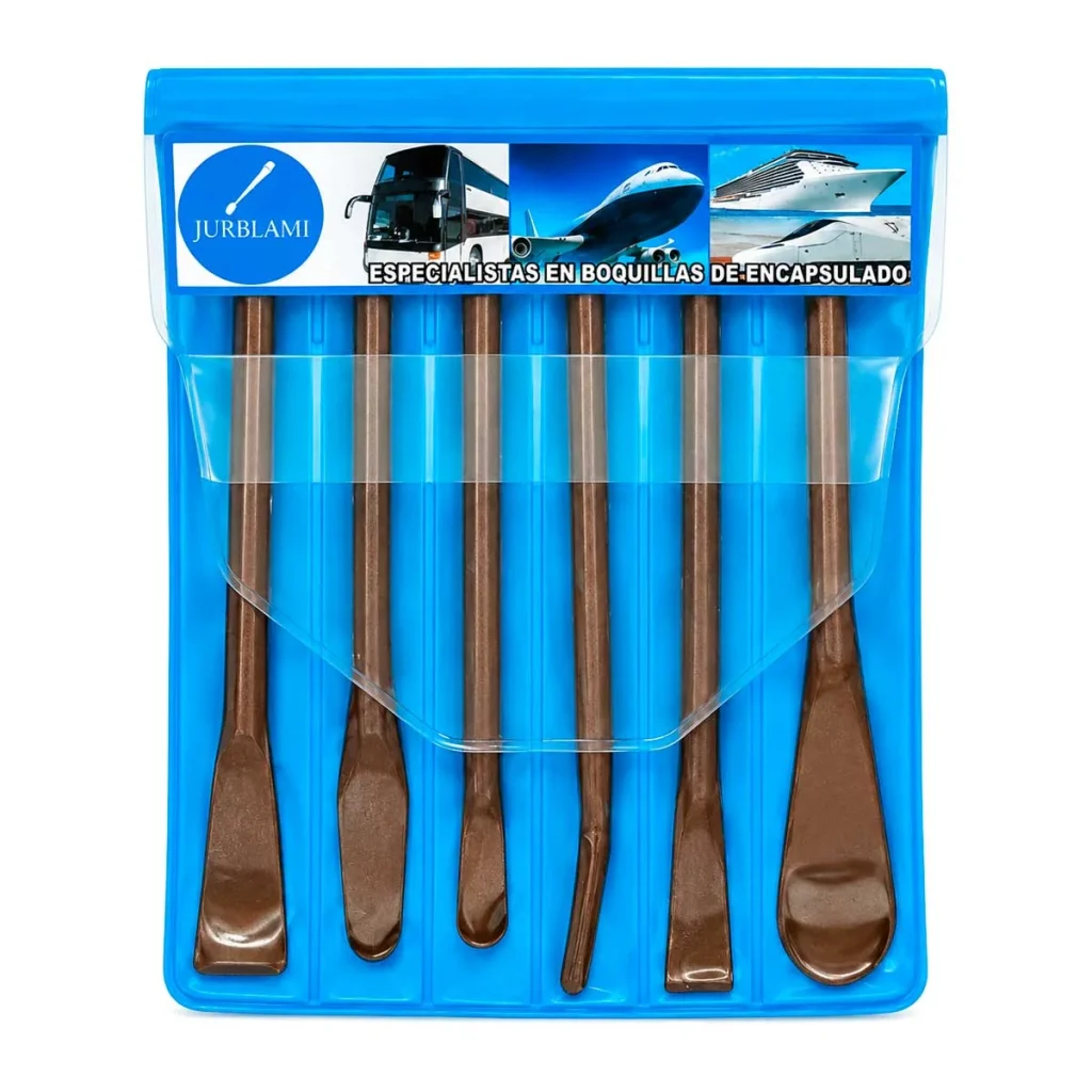 JURBLAMI 6225-CEA Juego de Espátulas 3821297 desmontables para conformado de sellantes, aprobado por AIRBUS